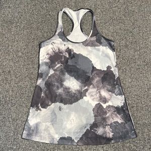 1. Lululemon Cool Racerback White Coal Tinted Canvas Super